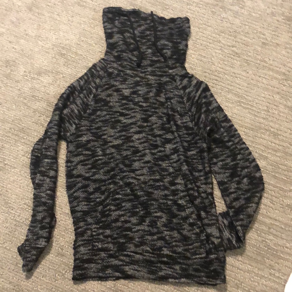 Black turtle neck sweater